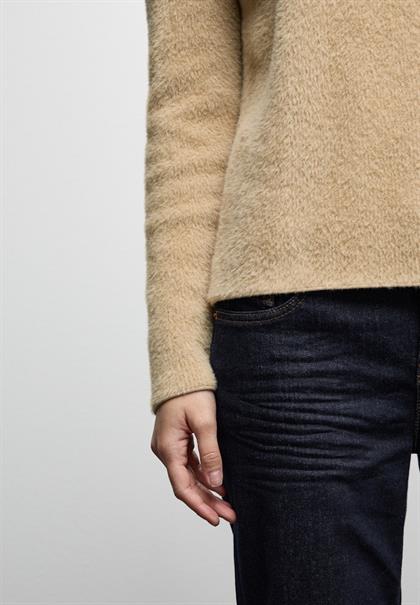 Federgarn Pullover sanded beige