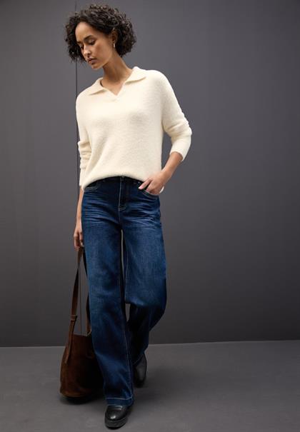 Federgarn Pullover soft beige