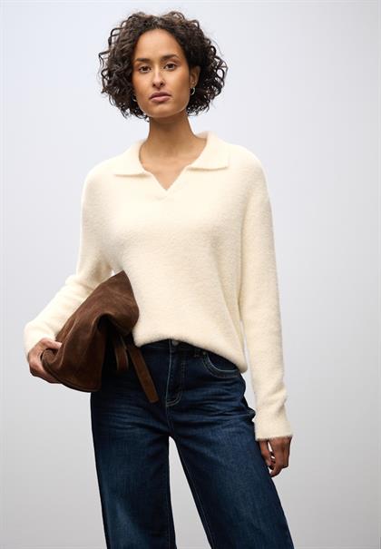 Federgarn Pullover soft beige