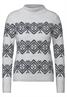 Federgarn-Pullover soft silver melange