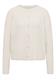 Federgarn Ripp-Strickjacke light greige