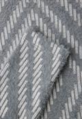 Federgarn Shirt mit Muster platinum grey mel.