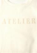 Feincord-Shirt mit Wording soft beige