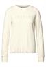 Feincord-Shirt mit Wording soft beige