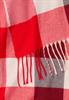 Feiner Webschal mit kariertem Muster red checks