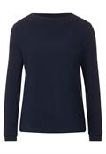 Feines Langarmshirt deep blue