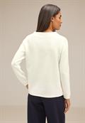 Feines Langarmshirt lucid white