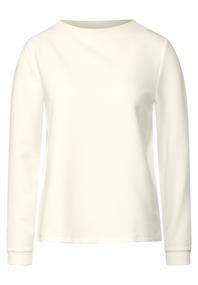 Feines Langarmshirt lucid white