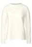 Feines Langarmshirt lucid white