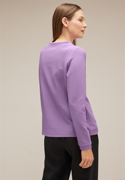 Feines Langarmshirt soft pure lilac