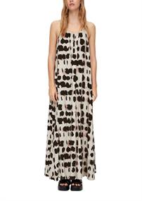 Feines Sommerkleid aus Viskose beige
