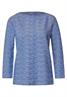 Feines Struktur Shirt fresh intense gentle blue