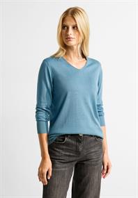 Feinstrick Pullover adriatic blue