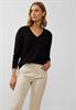 Feinstrick Pullover black