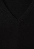 Feinstrick Pullover black