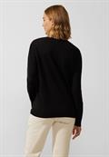 Feinstrick Pullover black