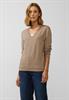 Feinstrick Pullover bleached sand melange