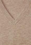 Feinstrick Pullover bleached sand melange