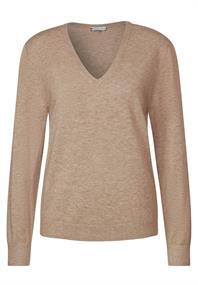 Feinstrick Pullover bleached sand melange