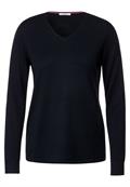 Feinstrick Pullover night sky blue