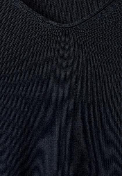 Feinstrick Pullover night sky blue