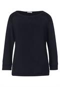 Feinstrick Shirt deep blue