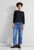 Feinstrick Shirt deep blue