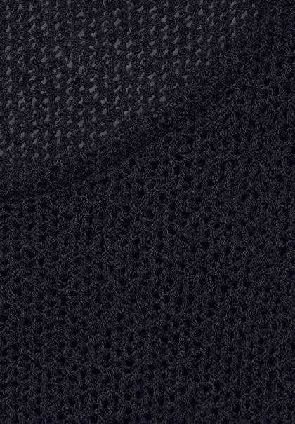 Feinstrick Shirt deep blue