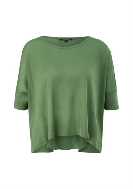 Feinstrick-Shirt grün