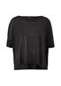 Feinstrick-Shirt schwarz