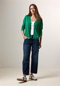 Feinstrickcardigan malachite green