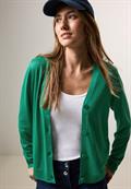 Feinstrickcardigan malachite green
