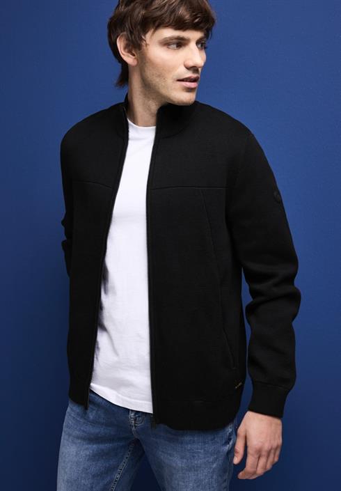 feinstrickjacke-mit-zipper-black