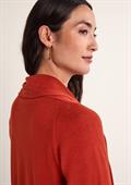 Feinstrickjacke orange