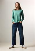Feinstrickpullover adriatic green melange