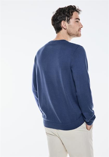 Feinstrickpullover arctic blue