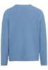 Feinstrickpullover aus organic Cotton elemental blue