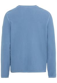 Feinstrickpullover aus organic Cotton elemental blue