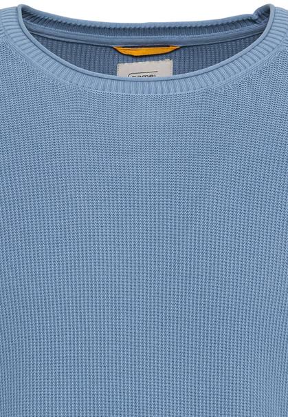 Feinstrickpullover aus organic Cotton elemental blue