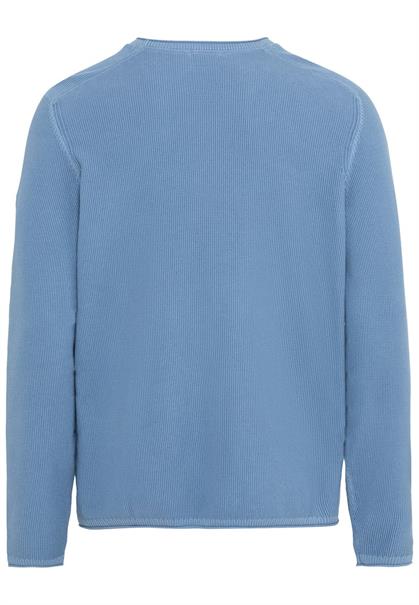 Feinstrickpullover aus organic Cotton elemental blue