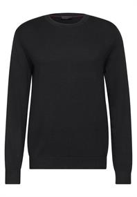 Feinstrickpullover black
