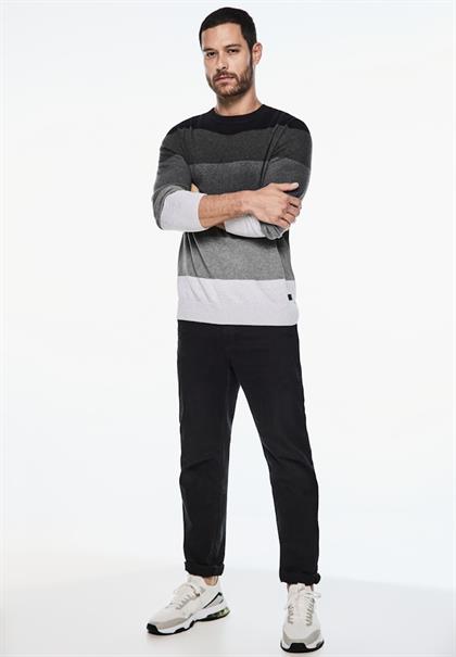 Feinstrickpullover black