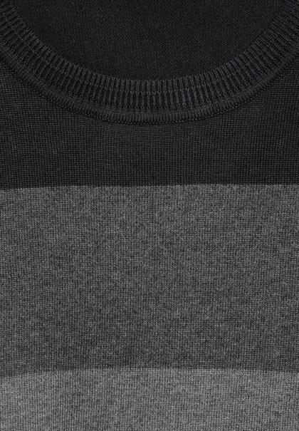 Feinstrickpullover black
