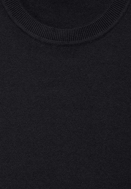 Feinstrickpullover black