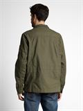 Feldjacke aus Baumwolle faded leaf green