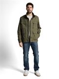 Feldjacke aus Baumwolle faded leaf green