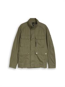 Feldjacke aus Baumwolle faded leaf green