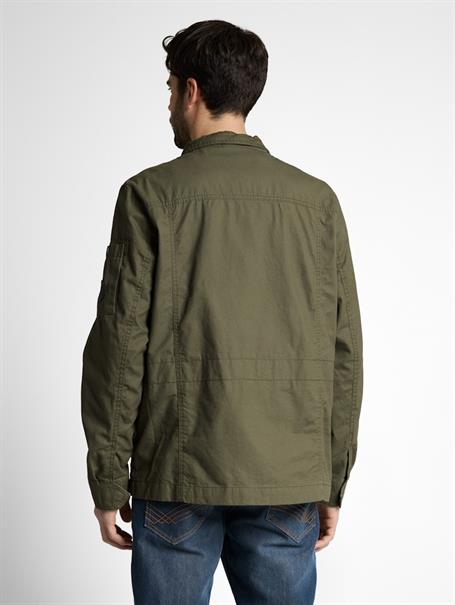 Feldjacke aus Baumwolle faded leaf green