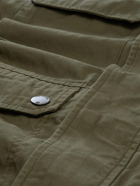 Feldjacke aus Baumwolle faded leaf green