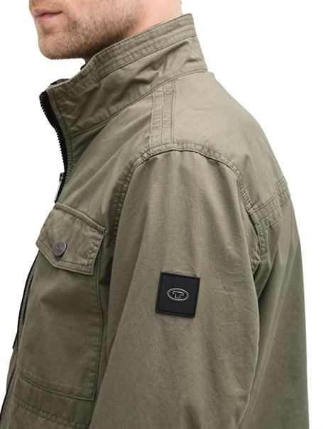 Feldjacke mit aufgesetzten Brusttaschen smokey olive green